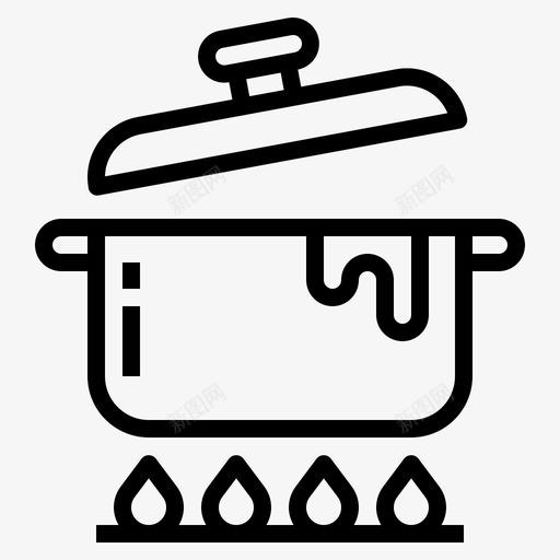 烹饪食物锅图标svg_新图网 https://ixintu.com 烹饪 爱好概述 锅 食物 餐馆