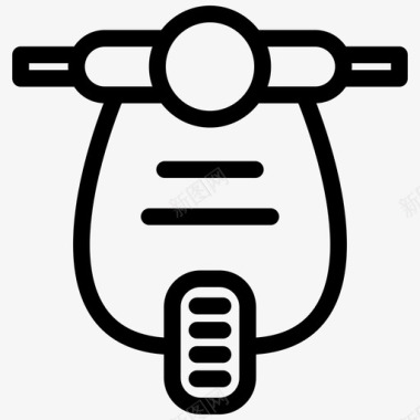 摩托车自行车送货图标图标