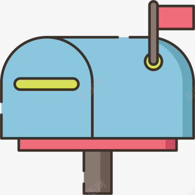 邮箱联系人图标线颜色图标