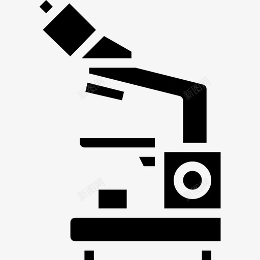 显微镜科学89固体图标svg_新图网 https://ixintu.com 固体 显微镜 科学89