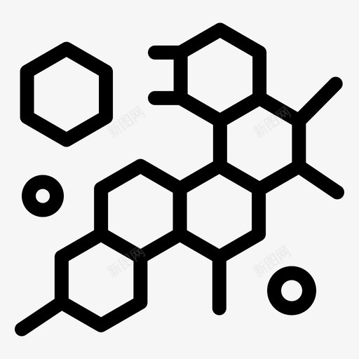 细胞分子科学图标svg_新图网 https://ixintu.com 分子 科学 细胞 路线