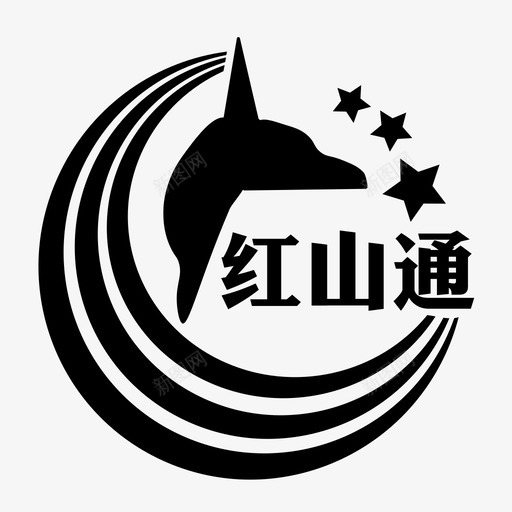 红山通 无边框 logosvg_新图网 https://ixintu.com 红山通 无边框 logo redmoutian2-01