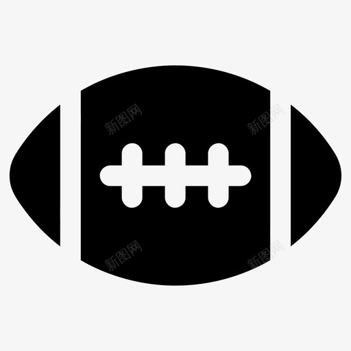 橄榄球球游戏图标svg_新图网 https://ixintu.com 基本图标所有尺寸 橄榄球 比赛 游戏 球 运动