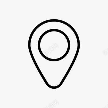 位置地图点大头针图标图标