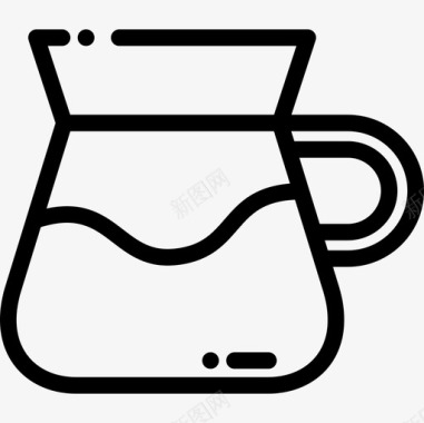 咖啡23号咖啡厅直系图标图标