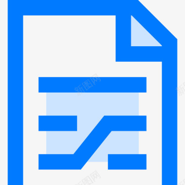 Gif文件类型13蓝色图标图标