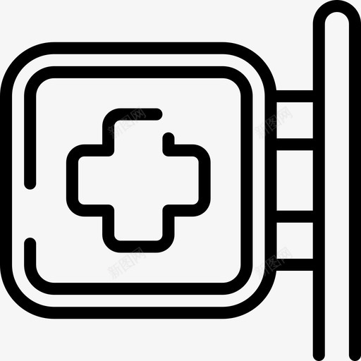 药房医学135线性图标svg_新图网 https://ixintu.com 医学 线性 药房