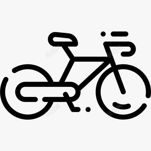 自行车野营108直线型图标svg_新图网 https://ixintu.com 直线型 自行车 野营108