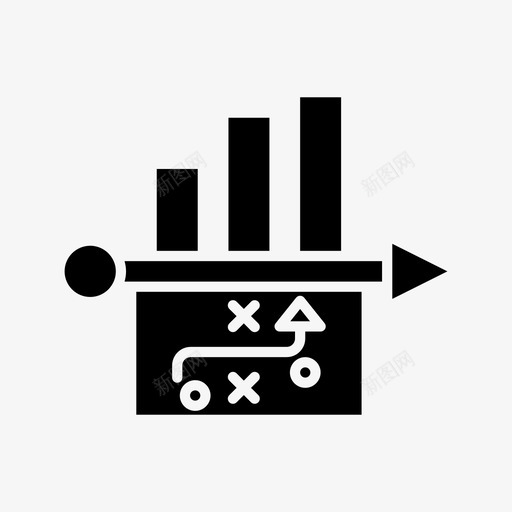 统计策略分析条形图图标svg_新图网 https://ixintu.com 分析 图表 条形图 统计策略