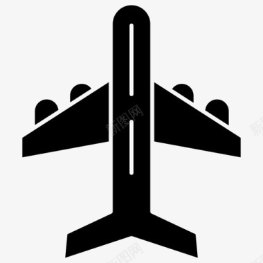 飞机航空符号图标图标
