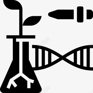 生物技术生物化学9字形图标图标