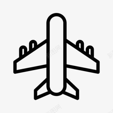 飞机机场航班图标图标