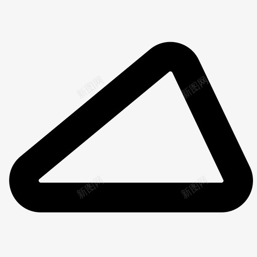 三面体三角形平面几何图标svg_新图网 https://ixintu.com 三角形 三面体 平面几何