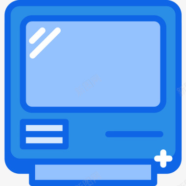 电脑tech16蓝色图标图标