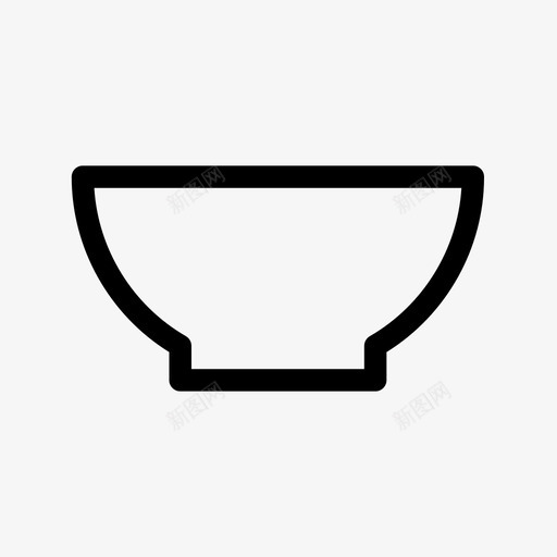 碗杯子食物图标svg_新图网 https://ixintu.com 厨房 厨房设备 杯子 食物