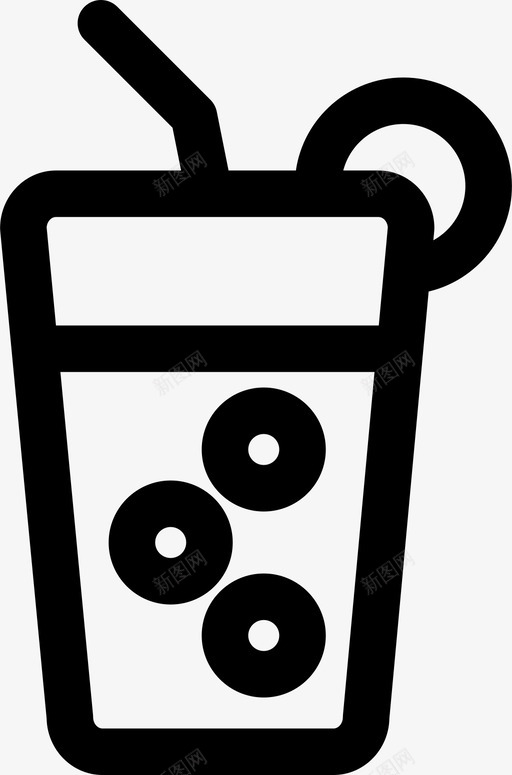 玻璃杯烧烤杯子图标svg_新图网 https://ixintu.com 杯子 柠檬 烧烤 玻璃杯 饮料
