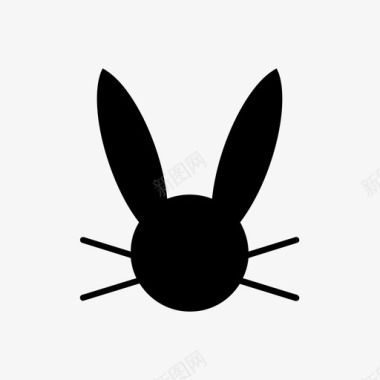 兔子动物宠物图标图标