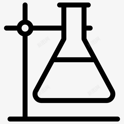 科学实验烧瓶实验室配件图标svg_新图网 https://ixintu.com 图标 实验室 烧瓶 科学实验 科学教育 线图 试管 配件