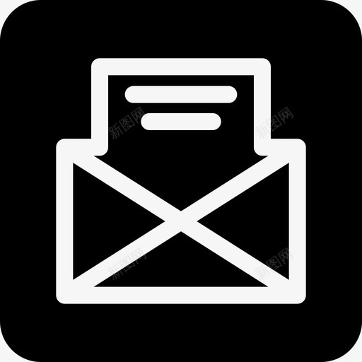 信件电子邮件信封图标svg_新图网 https://ixintu.com ui web 信件 信封 收件箱 电子邮件