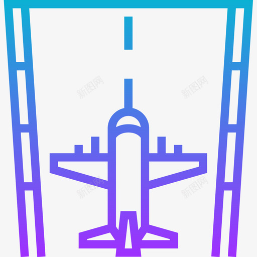 飞机机场77坡度图标svg_新图网 https://ixintu.com 坡度 机场 飞机