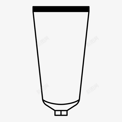 奶油鲍蒂海滩图标svg_新图网 https://ixintu.com 化妆品 夏天 奶油 海滩 鲍蒂