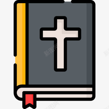 圣经精神11线性色彩图标图标