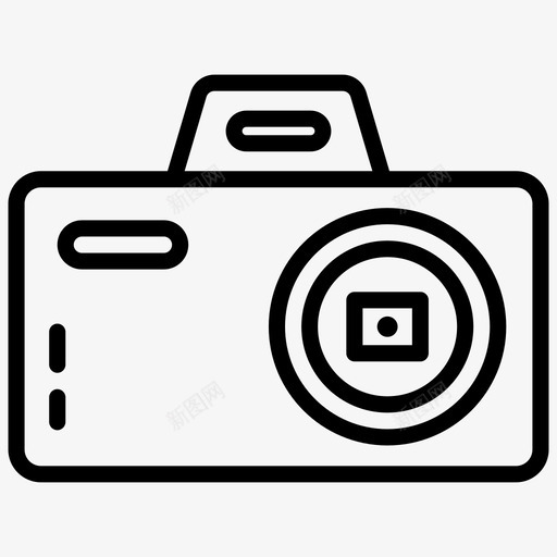 相机数码相机摄影设备图标svg_新图网 https://ixintu.com 图片 摄影 摄影设备 数码相机 电脑硬件线图标 相机