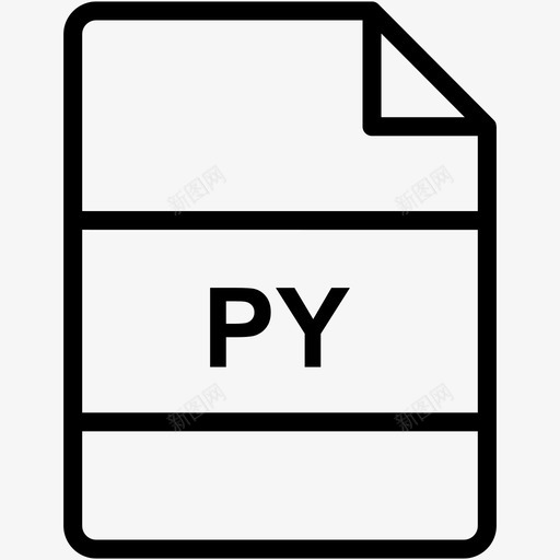 py文件编码文档图标svg_新图网 https://ixintu.com py 扩展名 文件 文档 编码