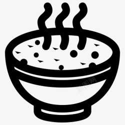 煮烩面汤碗汤碗煮图标高清图片
