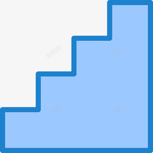 楼梯18户蓝色图标svg_新图网 https://ixintu.com 18户 楼梯 蓝色