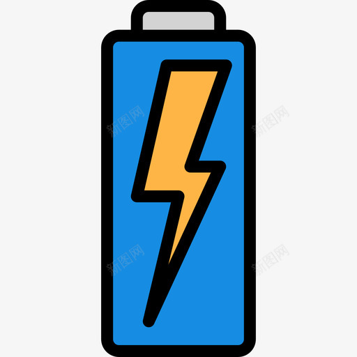 电池摄影36线性颜色图标svg_新图网 https://ixintu.com 摄影 电池 线性 颜色