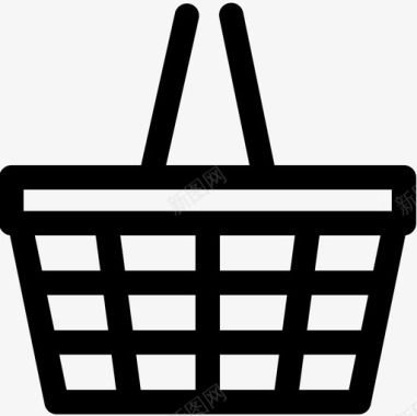 篮子零售30线性图标图标