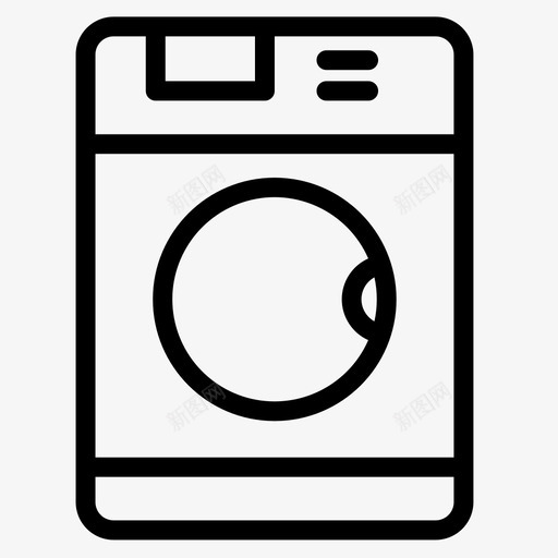 洗衣机卫生15直列式图标svg_新图网 https://ixintu.com 列式 卫生 洗衣机 直列