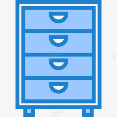橱柜办公用品6蓝色图标图标