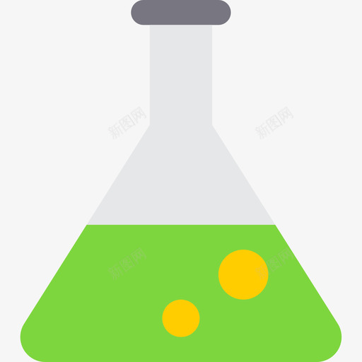 烧瓶科学93扁平图标svg_新图网 https://ixintu.com 扁平 烧瓶 科学