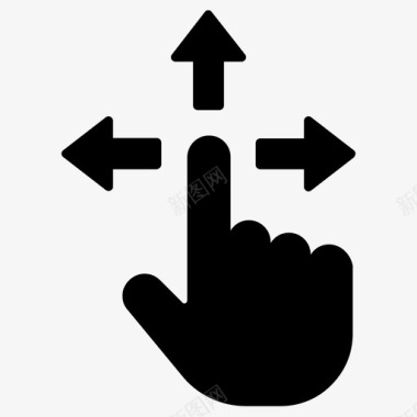互动手指手图标图标