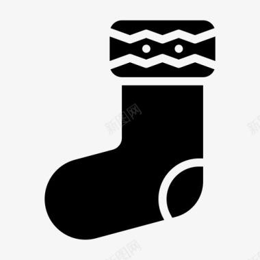 袜子衣服温暖图标图标
