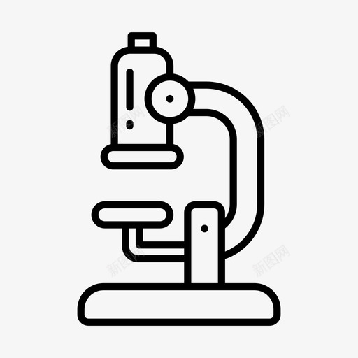 显微镜生物学科学图标svg_新图网 https://ixintu.com 教育 显微镜 生物学 研究 科学