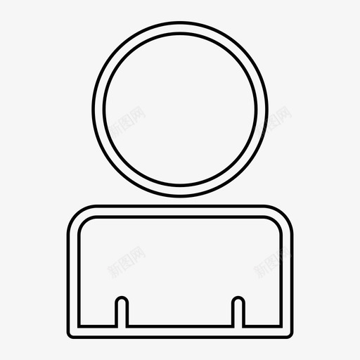 用户头像人图标svg_新图网 https://ixintu.com 头像 用户