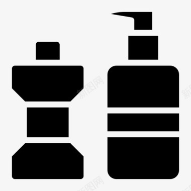 洗发水浴缸浴室图标图标