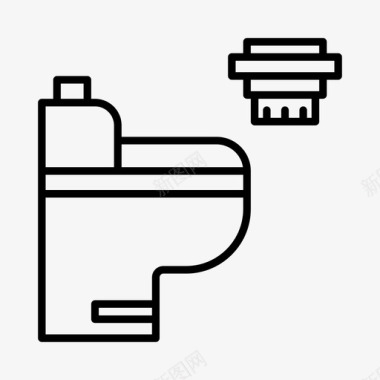 厕所活动浴室图标图标
