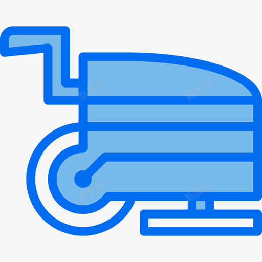 清洁器清洁设备2蓝色图标svg_新图网 https://ixintu.com 清洁 清洁器 蓝色 设备