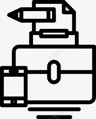 工具箱包公文包图标图标