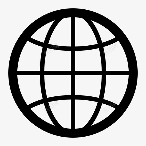 globeearthglobal图标svg_新图网 https://ixintu.com earth global globe planet web world 用户界面