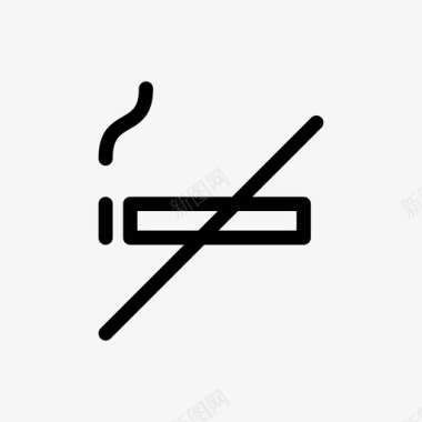 禁止吸烟吸烟室内公共场所图标图标