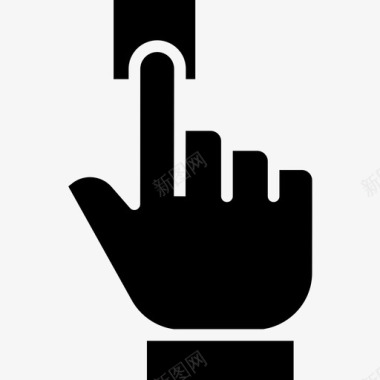 手指政治10坚实图标图标