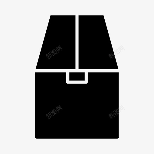 箱业务集装箱图标svg_新图网 https://ixintu.com 业务 交货 包装 发送 集装箱 黑盒