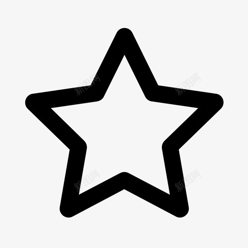空星svg_新图网 https://ixintu.com 空星 star-empty