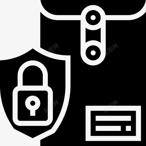 防止机密信息5字形图标svg_新图网 https://ixintu.com 信息 字形 机密 防止