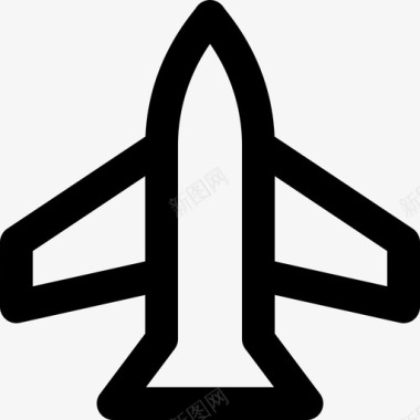 飞机位置68直线图标图标